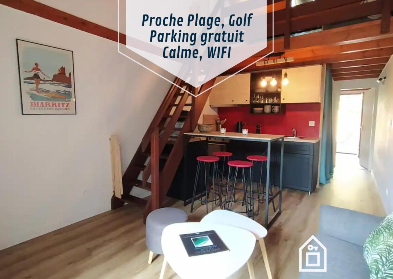 Bidarteko Paradisua Proche Plage, Golf, Parking Luaran gambar
