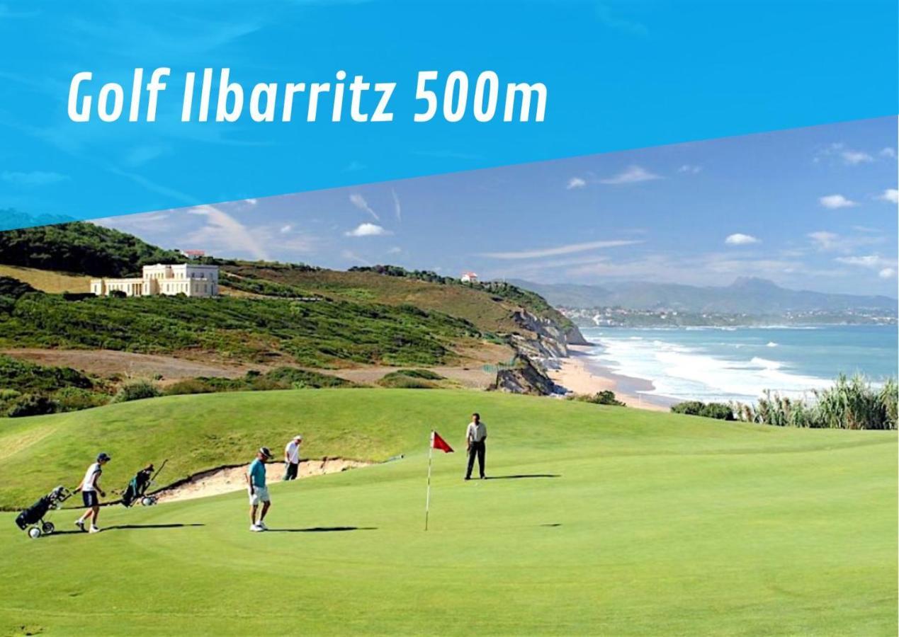 Bidarteko Paradisua Proche Plage, Golf, Parking Luaran gambar